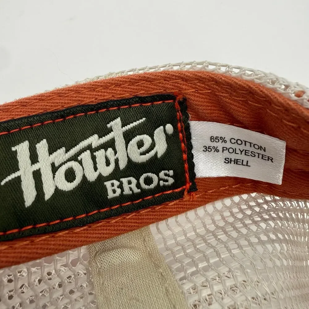 Howler Brothers Hat Men's Electric Standard Adjustable Snapback Orange Mesh
